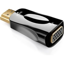 HDMI to VGA Adapter Converter, 1080P Male to Female Cord for Computer, Desktop, Laptop, PC, Monitor, Projector, HDTV, Chromebook, Raspberry Pi, Roku, Xbox and More