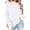 White, variant on Vrorvz Womens Sweatshirt Crew Neck Long Sleeve Tops Solid Color Loose Casual Sweatshirts Pullover Top