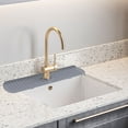 thumbnail image 2 of Extra-Long Silicone Faucet Water Catcher Mat - 45cm Kitchen Sink Drip Tray with Drain Grooves, 2 of 8