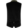 thumbnail image 3 of Zpzdpjkx Mens Oktoberfest Waistcoat Stand Collar Button Front Contrast Piping Pockets Traditional Sleeveless Vest for Beer Festival Party, 3 of 7