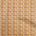 thumbnail image 1 of oneOone Cotton Flex Yellow Fabric Asian Block Sewing Material Print Fabric By The Yard 40 Inch Wide, 1 of 4