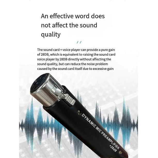 Rectangular Dynamic Mic For DM1 Dynamic Mic Preamplifier+SM58SK Microphone+Mic Grille 28DB Gain ...