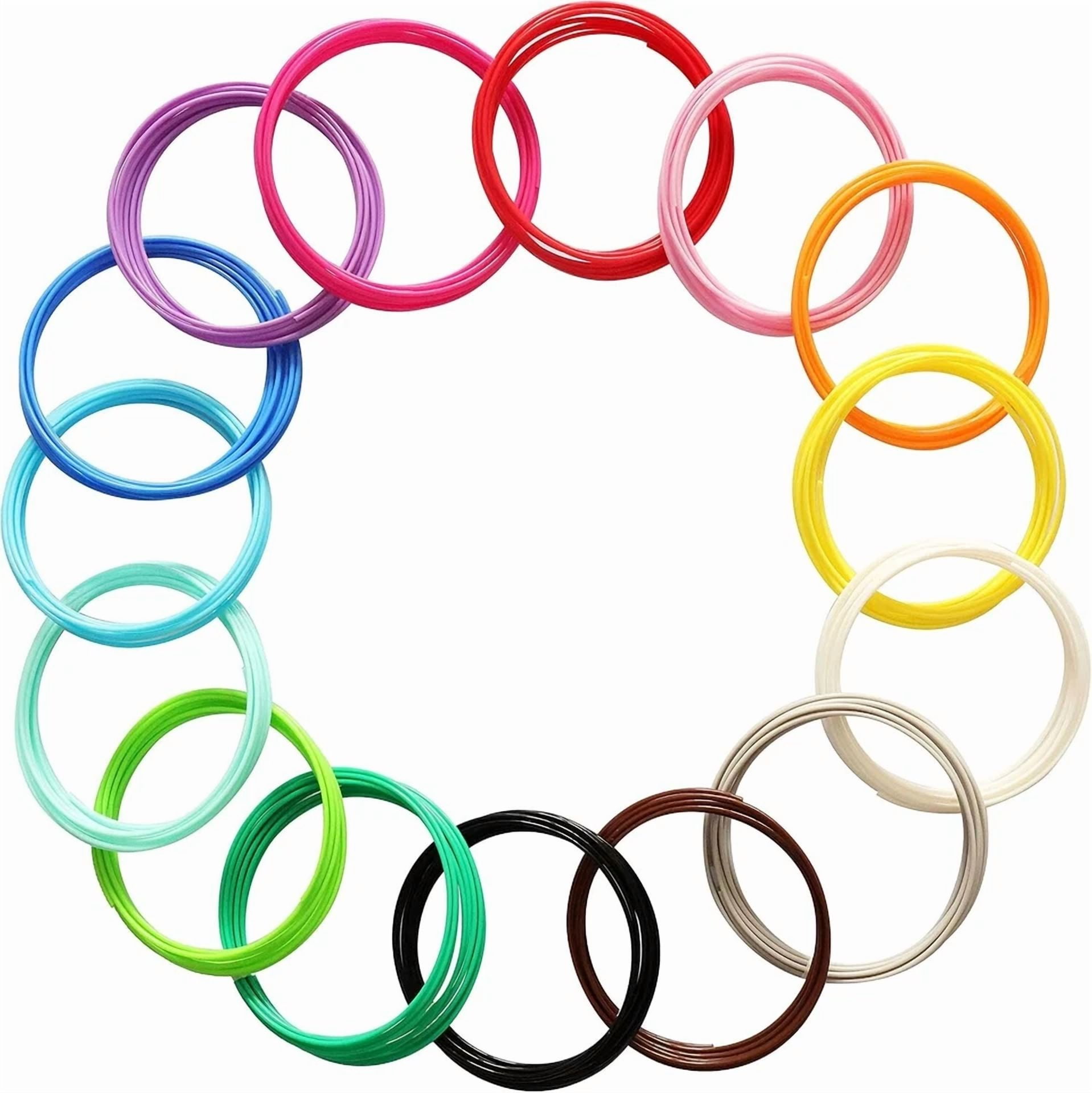 BUTTERFLY- 15 Bright Colors 1.75Mm 3D Pen Pla Filament Refill, Each Color 10Feet, Total