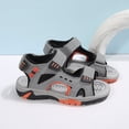 thumbnail image 3 of GYMEPIC Kids Open Toe Sandals Quick Dry PU Beach Shoes for Summer Camp, 3 of 6