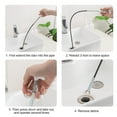 thumbnail image 2 of Sewer Dredge Pipe Spring Sink Dredging Tool Flexible Drain Drain Dredge Cleaning Tool for Kitchen Bathroom, Gray, 2 of 9