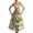 A-Green151, variant on Womens Dresses Cherry Checkered Print Spaghetti Strap Flowy Casual Midi Dress