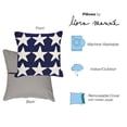 thumbnail image 5 of Liora Manne Frontporch Stars Indoor Outdoor Decorative Pillow Blue, 5 of 6