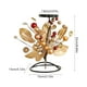 thumbnail image 3 of Candelabro de hierro con adornos navideños, candelabro de hierro para Navidad, adornos de hojas de frutas, arreglos florales de ramas, decoración de escritorio, candelabro, decoraciones de Halloween,, 3 of 6