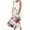 ☪081-Red, variant on Nuoqisi Women's Summer Sundress Fashionable Sleeveless and Round Neck Printed Long Dress