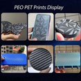 thumbnail image 3 of 2X Placa de Construcción PEO PET para Impresora 3D para Impresora 3D Bambu-Lab X1/X1C/X1E/P1P/P1S/A1, PEO+Superficie de PET de Fibra de Carbono 257x257 mm, 3 of 5