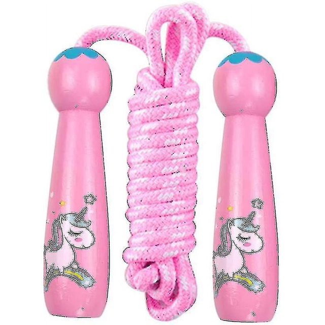 Cuerda De Ping Unicornio Infantil Con Madera
