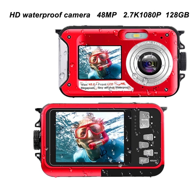 Cámara Digital Cámara De Pantalla Dual De Alta Resolución De 48MP Para Fotogramante Submarino