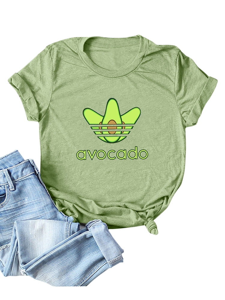 Womens Short Sleeve Tops Womens T-Shirts Spring Summer Loose Casual Printing Funny Letters Plus Size O-Neck Blouse Tops