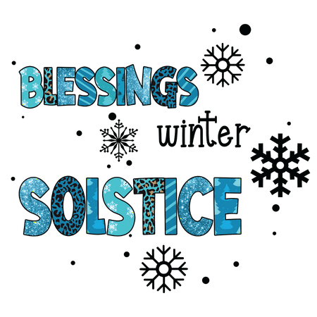 

Blessings Winter Solstice Christmas Great Gift Idea Single 5 Inch Magnet Made in The USA Car Auto Tool Box Refrigerator Magnet MAG11763