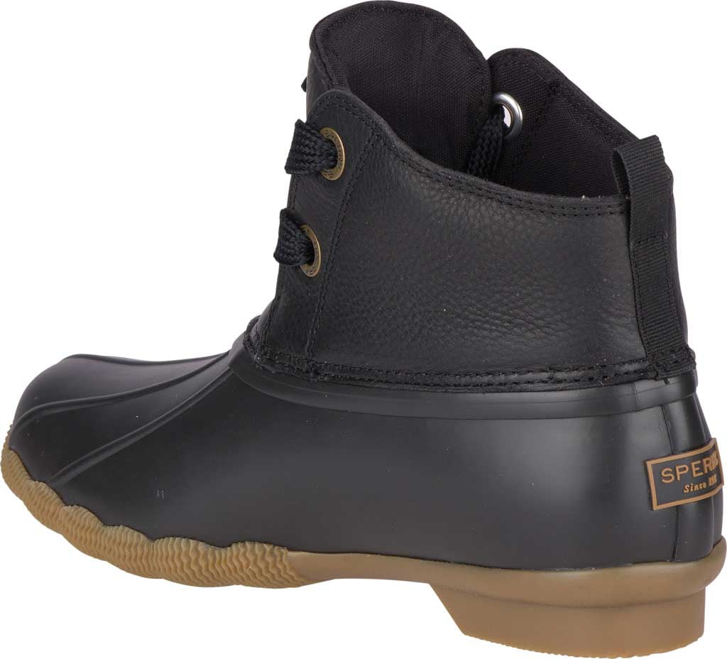 Sperry 2 eye duck boot black Clearance