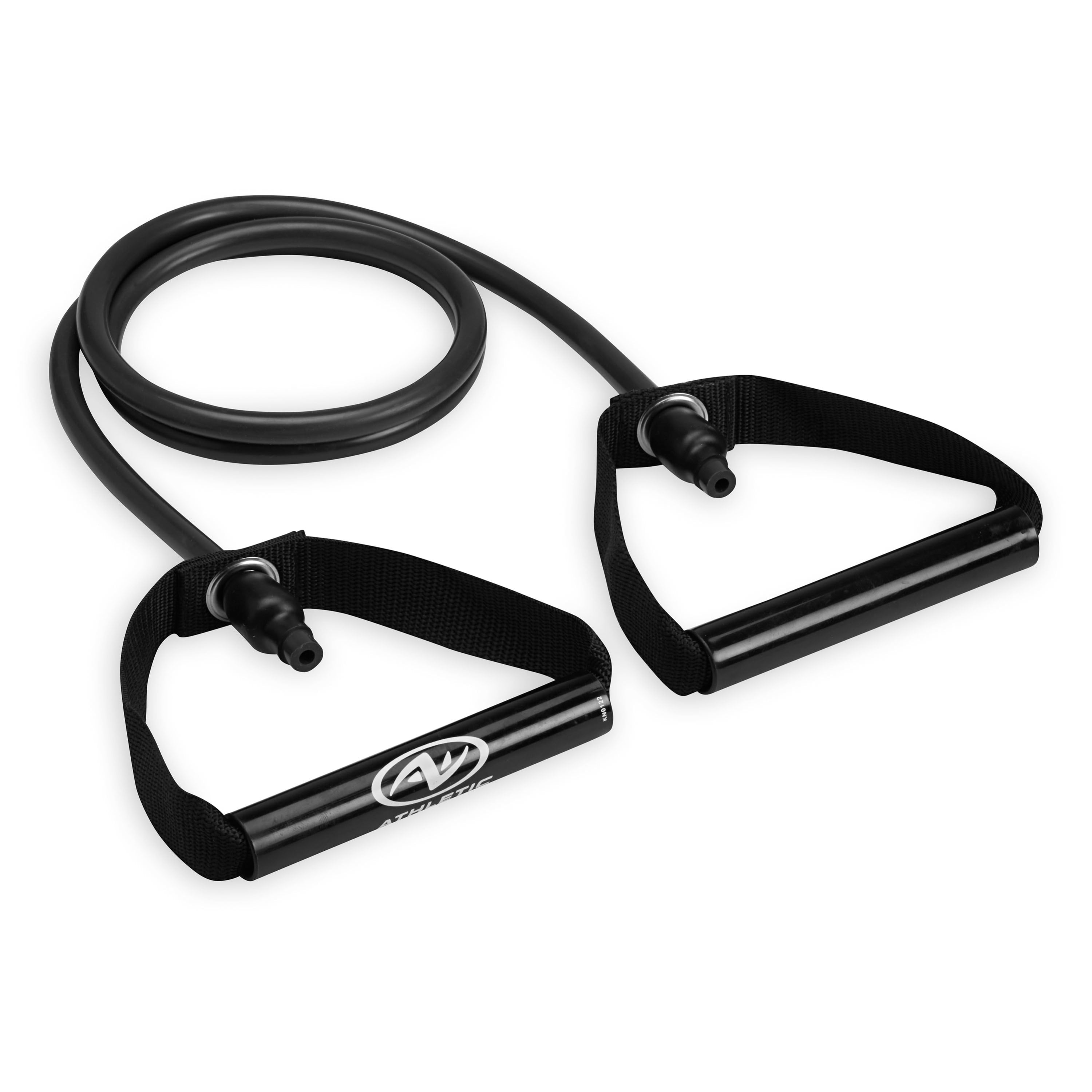 Athletic Works Home Gym Kit, Includes Resistance Tube, Ab Wheel, Jump Rope and Push-Up Bars
