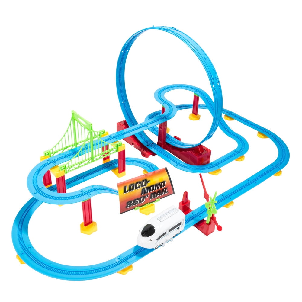 roller coaster train set