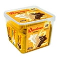 Bauducco Wafer Tub, 20 Pack-3pk, With Olive White Bowl By OMA