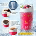 thumbnail image 4 of Livhil Slushy Cup, Quick Frozen Slushie Cup Maker, Magic Squeeze Cup Turn Any Drink into Slushy, DIY Smoothie Cup (Pink), 4 of 8