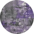 thumbnail image 2 of Addison Rugs Mayfield Premium Machine Washable Transitional Abstract Purple Round Rug, 8' x 8', 2 of 6