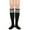 1 Pack Black White, variant on American Trends Womens Knee High Athletic Socks Casual Stripe Tube Outdoor Sport Socks Thigh High Tights Stockings 1 Pack Black Solid