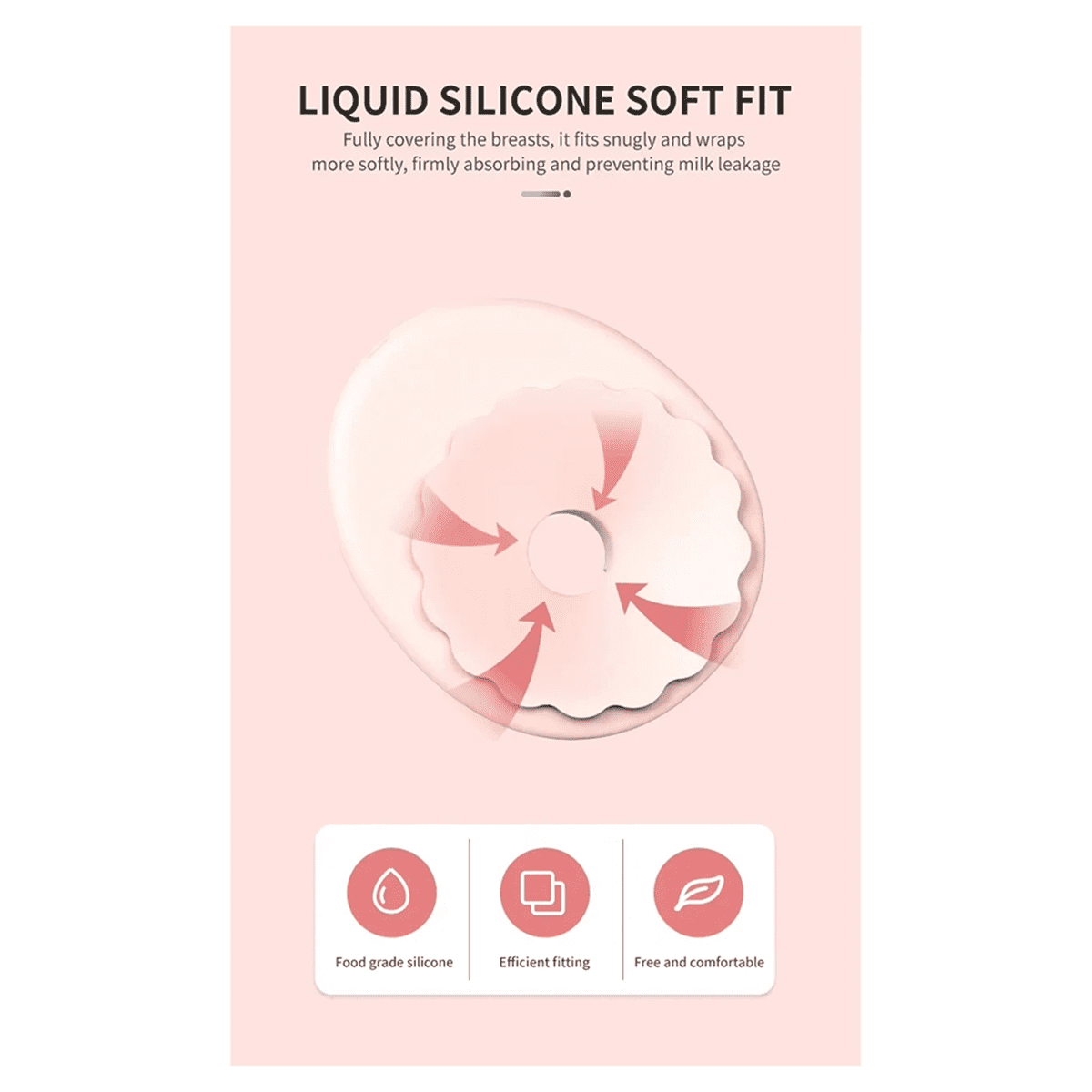 Wearable Wireless Bra Breast Pump with Cordless Bottle Design Wearable Silicone Flange Milk Manual Breast Pump,1 * Breast Pump,Pink
