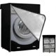 thumbnail image 1 of Front Loading Washing Machine Protective Cover - Waterproof, Dustproof (xl60x64x85cm) Black, 1 of 5