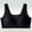 #0242-Black, variant on Women's Solid Color Cooling Seamless Bra, Adjustable Straps Push Up, Breathable Racerback Lightly Lined, Smooth Tank Top for Daily Casual Gift
