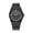 Black Shell Black Surface, variant on Men's watch with diamond finish, luminous, waterproof, steel band, quartz movement, stylish, light luxury, business, high aesthetic value, men's wristwatch, fashionable men's watch