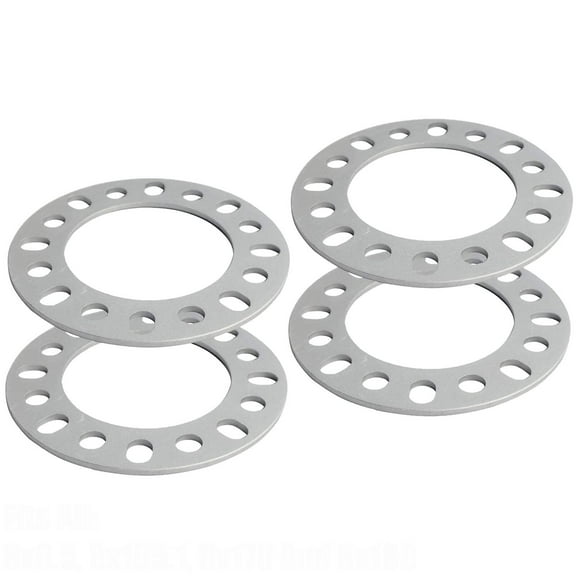 4Pc 8 Lug Wheel Spacers For All 8X6.5 8x170 8x180 1/4" Inch Thick 6mm 8x165.1