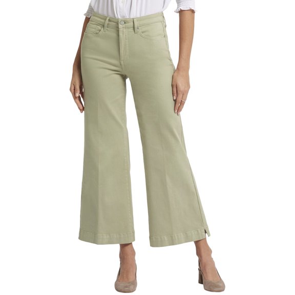 NYDJ womens Mia Juniper Green Ankle Jean, 12