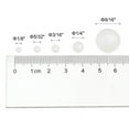 thumbnail image 3 of Uxcell 3/16" Nylon Solid Plastic Bearing Balls G1 Precision 10 Pack, 3 of 3