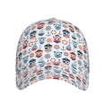 thumbnail image 2 of Yiaed Nautical And Pirate Owls Print Cap Adjustable Size for Running Workouts and Outdoor Activities All Seasons, 2 of 8