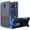 Black +Dark Blue, variant on GSA Snap-On Hybrid Case w/Kickstand for LG K40, Harmony 3, Solo - Black/Red