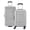Silver, variant on Securitech Asphalt 2-Piece Spinner Luggage Set, Carry-on & Trunk, Silver