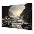 thumbnail image 2 of Designart "Scenic Beach Photography II" Landscapes Metal Wall Décor Set, 2 of 5