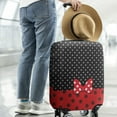 thumbnail image 2 of Luggage Cover Protector Washable Suitcase Cover Baggage Covers Fit 18-20 Inch Luggage (Red Bow), 2 of 6