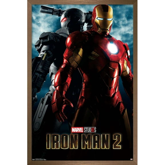 Marvel Cinematic Universe - Iron Man 2 - One Sheet Wall Poster, 22.375" x 34", Framed