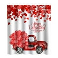 thumbnail image 2 of Shower Curtain,Valentine's Day Shower Curtains For Bathroom Valentines Lovers Couples Decors Love Hearts Holiday Bathroom Shower Curtains Happy Valentines Day Bathroom, 2 of 8