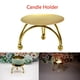 thumbnail image 1 of onlyliua Ofertas Del Día Por Tiempo Limitado Candelabro de Hierro Redondo para Mesa Dorada, Adorno para Fiesta o Boda, 1 Pieza, 1 of 7