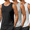 Black/White/Light Gray, variant on Men's Workout Tank Tops UPF 97+ Sleeveless Gym Muscle Shirts Quick Dry Bodybuilding Tanks for Swim Beach