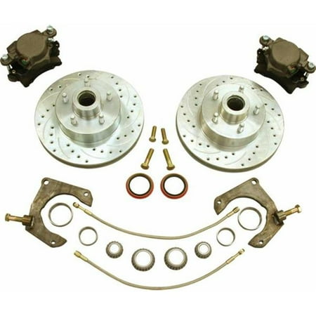 Helix Suspension Brakes and Steering 25922 Mustang II 11 inch High Performance Big Brake Conversion Kit Ford Bolt