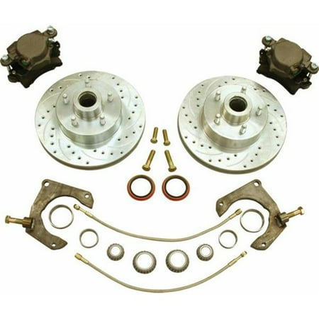 Helix Suspension Brakes and Steering 25922 Mustang II 11 inch High Performance Big Brake Conversion Kit Ford Bolt (Best Disc Brake Conversion Kits)