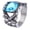 Light Blue, variant on Men's Women's Stainless Steel Vintage Classic Design Jewelry Personalized Trendy Layered Ring Dark Blue Size 8