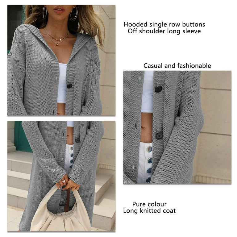 Casual Solid Color Cardigan Hooded Outerwear(3 Colors) Casual Solid Color Cardigan Hooded Outerwear(3 Colors)