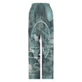 thumbnail image 4 of Demon Slayer Muichiro Tokito Pajama Pants Long Sleep Pants Soft Elastic Waist PJ Bottoms Lounge Pants, 4 of 7