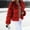Z2-Watermelon red, variant on Faux Fur Jacket Women, Yigetop Womens Fall Open Front Cardigan Faux Fur Coat Vintage Parka Shaggy Jacket Warm Coat Tops Fluffy Cardigan Watermelon Red XL