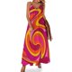 thumbnail image 1 of Vestido elegante de playa sin mangas con diseño retro moderno de mediados de siglo para mujer para boda, 1 of 7