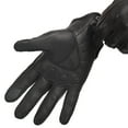 thumbnail image 5 of Black Leather Motorcycle Gloves for Men Touchscreen Full Finger Gloves with Padding for Biker Riding Driving Glove, 5 of 6