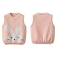 thumbnail image 6 of Coerni Toddler Baby Boy Girl Easter Knit Sweater Baby Girls Sleeveless Cute Bunny Chunky Pullover Sweater Knit Tops, 6 of 7